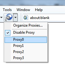 proxy switcher menu